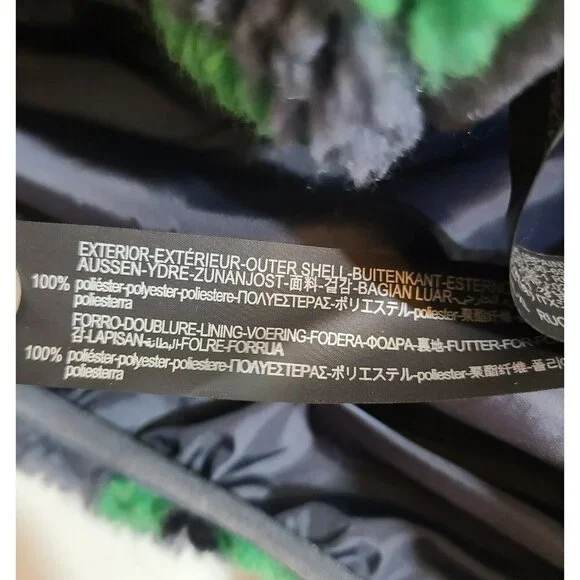 ZARA MAN NWT FW22 GRAY ABSTRACT PRINT FLEECE JACKET 3548/307 l-xl - Picture 10 of 13